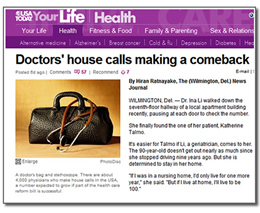 Doctor House Calls are making a comeback